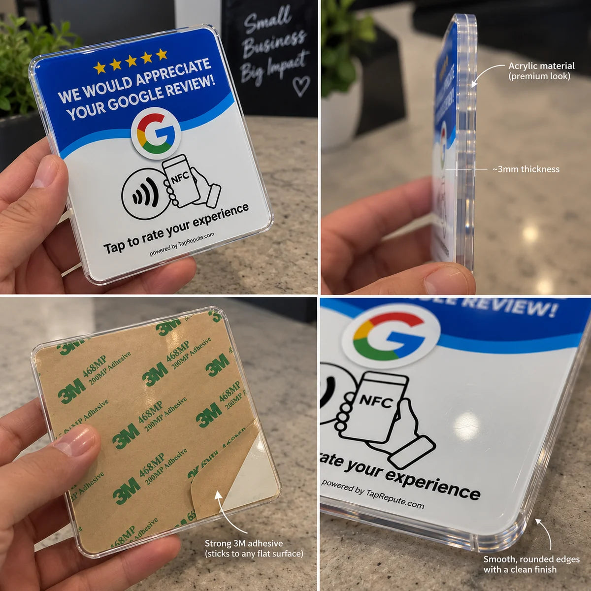 Tap to Review Card